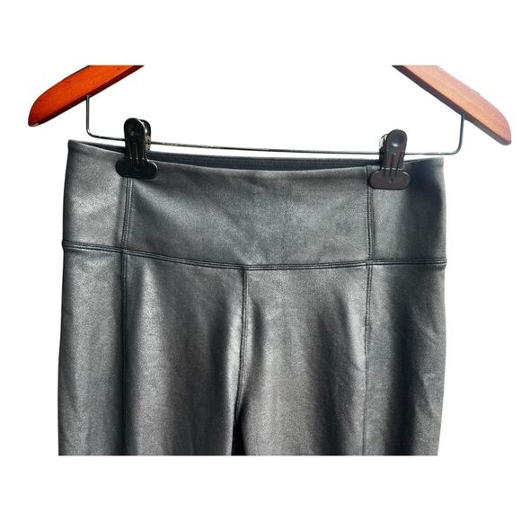 ATHLETA Delancey Gleam Tight Small Black Commute Travel Work shimmer - Picture 3 of 7